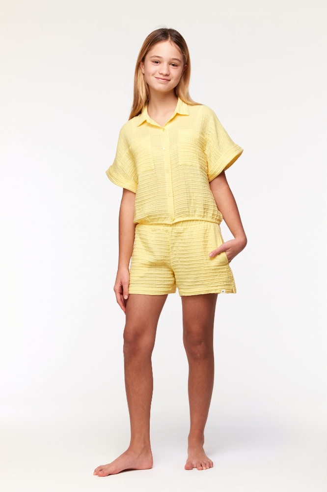 10-16 Yaş Kız Çocuk Pijama-Ypf - 609-Açık Sarı