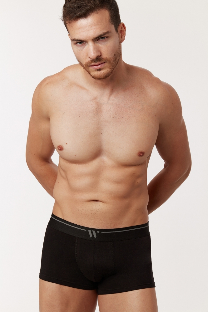 2’li Erkek Boxer-Clm - 199-Siyah