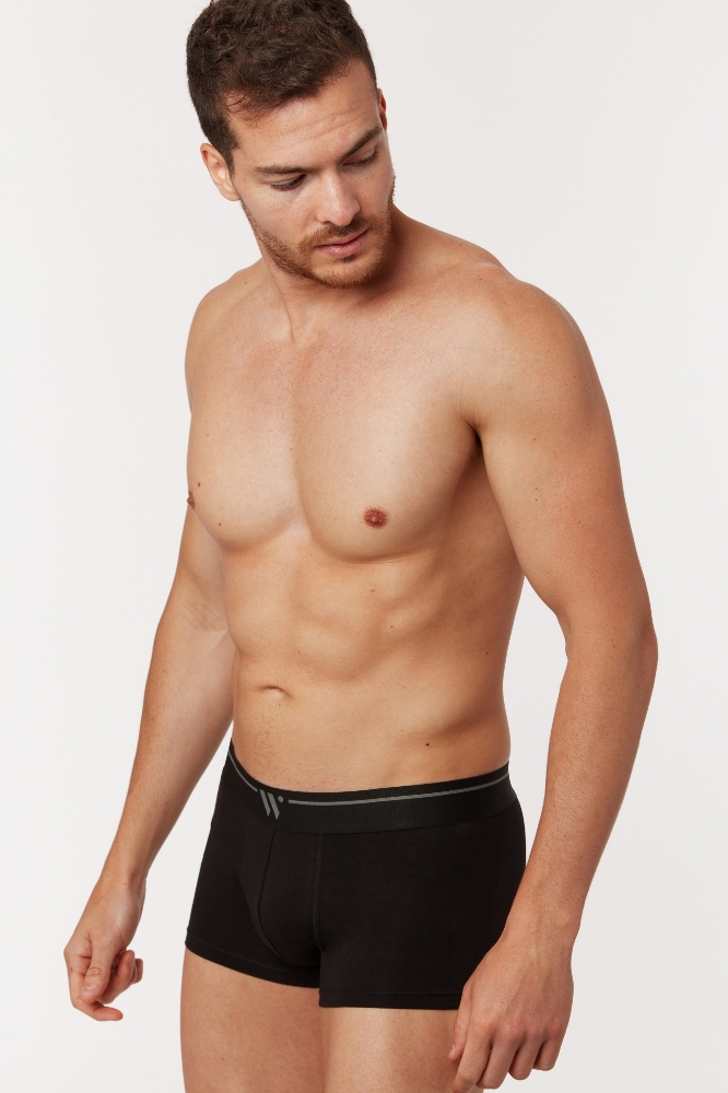 2’li Erkek Boxer-Clm - 199-Siyah