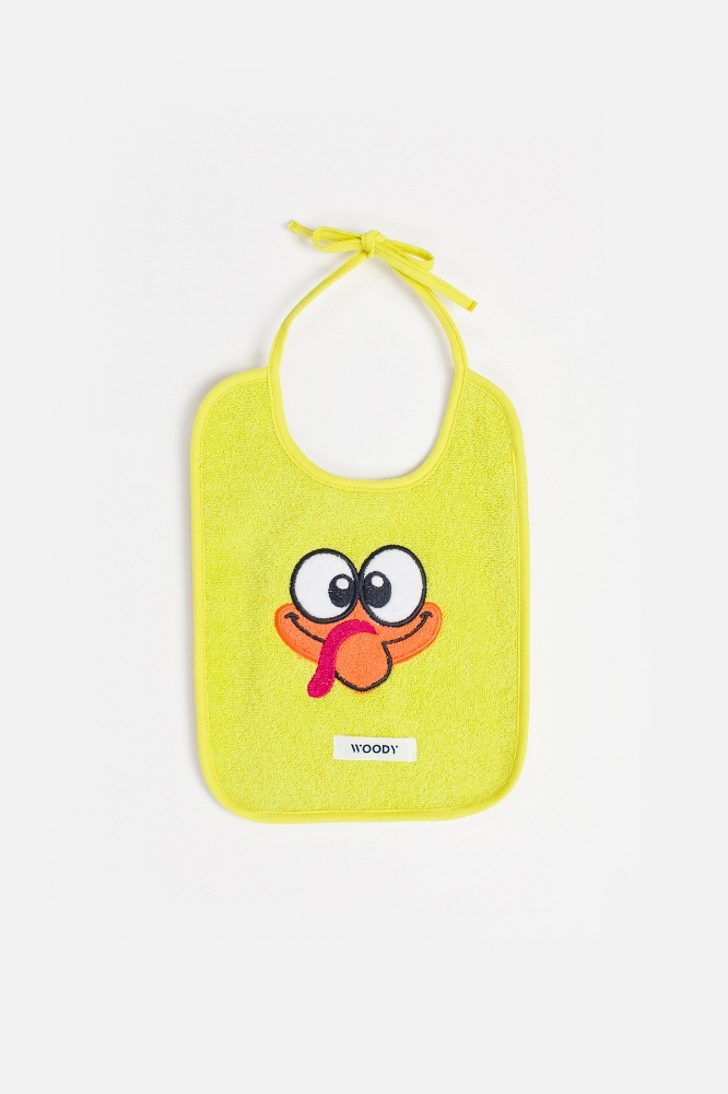 Havlu Bebek Önlüğü-Bob - 656-Neon Sarı