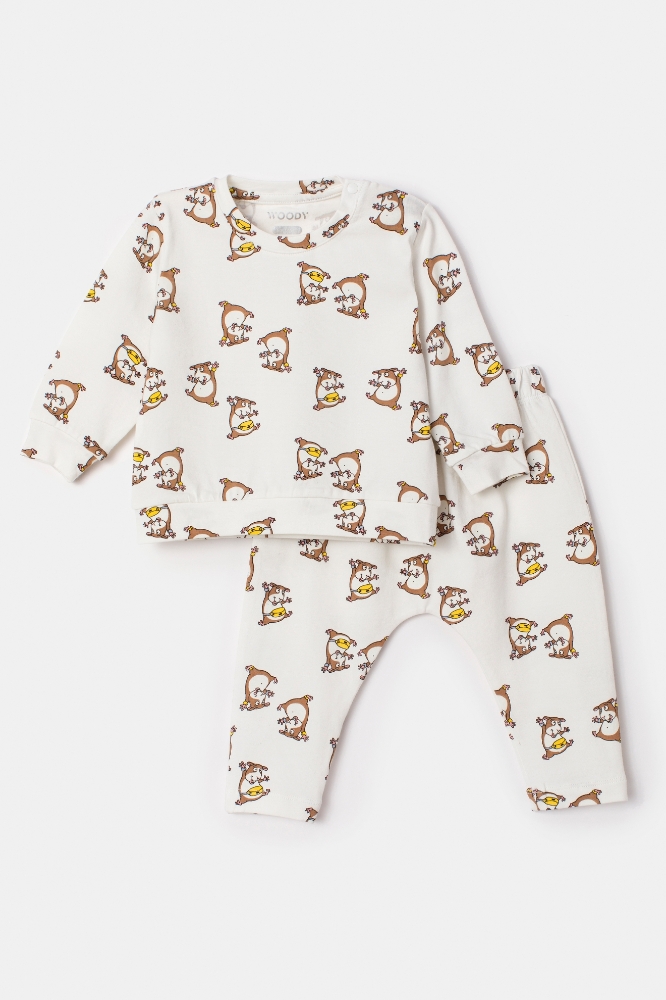 Pamuklu Bebek Pijama-Bbc - 967-Baskılı