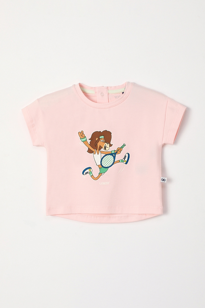 Pamuklu Kız Bebek Pijama-Pzg - 406-Pembe