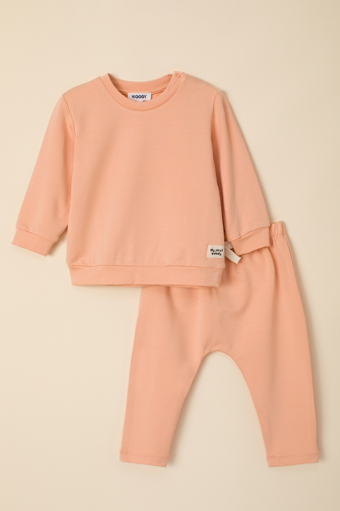 Pamuklu Bebek Pijama-Bpc - 501-Pubra Pembe