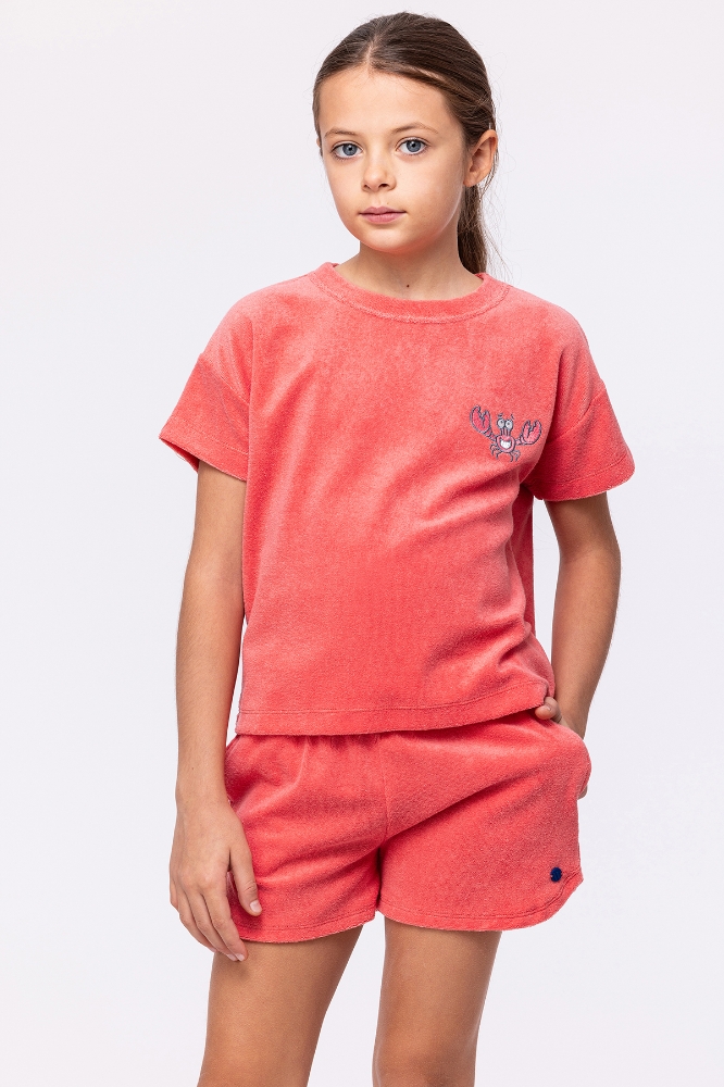 10-16 Yaş Kız Çocuk Pijama-Bsa - 435-Gül Pembesi