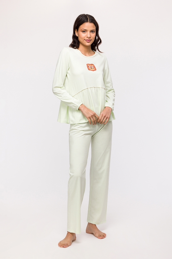 Kadın Pijama-Plg - 706-Mint Yeşili