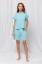 Kadın Pijama-Thp - 823-Turkuaz Mavi