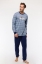 Erkek Pijama-Plc - 961-Çizgili Mavi