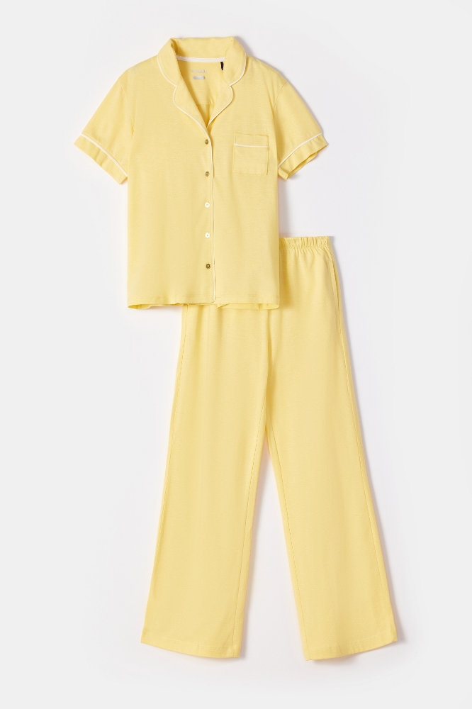 10-16 Yaş Kız Çocuk Pijama-Bpe - 707-Sarı