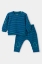 Pamuklu Bebek Pijama-Bbe - 906-Kutup Ayısı Temalı Çizgili Yeşil Mavi