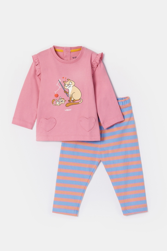 Kız Bebek Pijama-Plg - 404 Wıld Rose