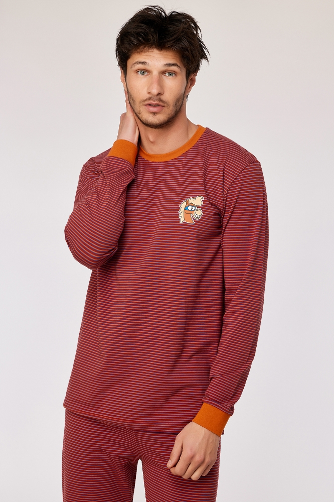 Pijama Takımı-Plc - 936 Z Strıpe Pony Boys