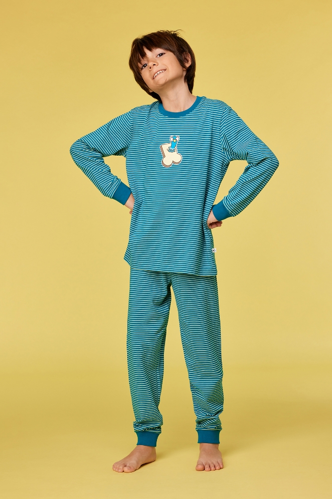 2-8 Yaş Erkek Pijama-Plc - 928 Z Strıpe Pıgeon Boys