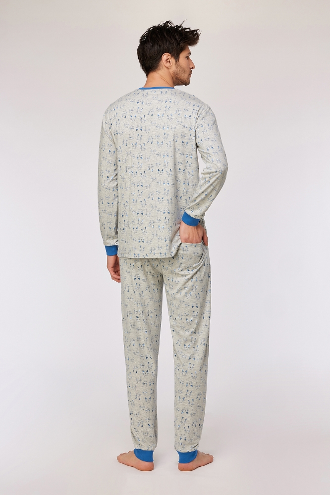 Pijama Takımı-Plc - 922 Z Aop Cat Boys