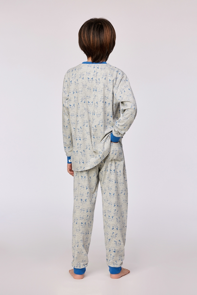 2-8 Yaş Erkek Pijama-Plc - 922 Z Aop Cat Boys
