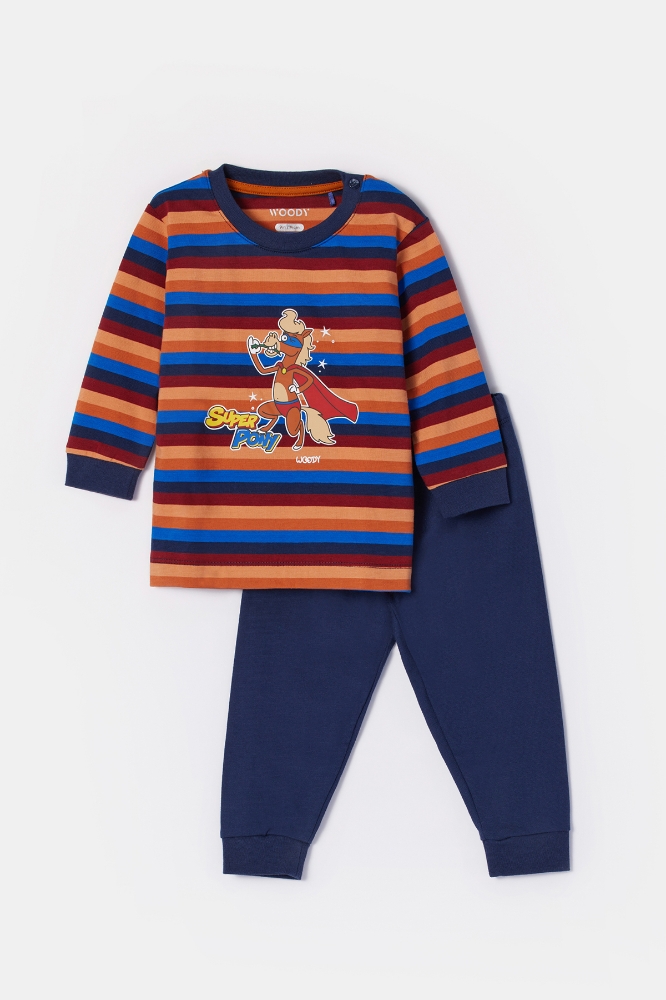 Erkek Bebek Pijama-Plc - 913 S Strıpe Pony