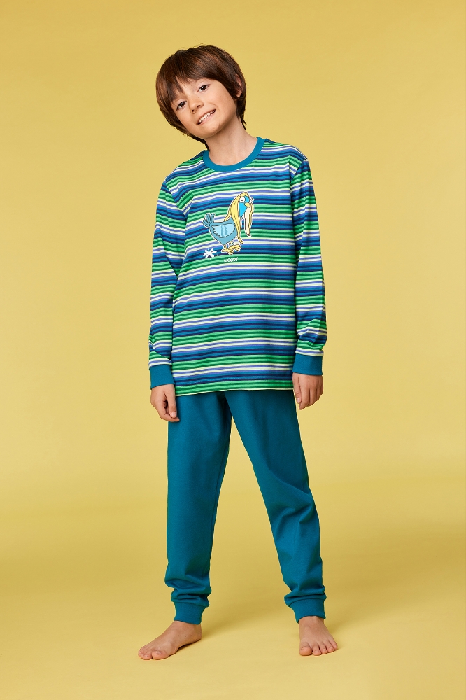 2-8 Yaş Erkek Pijama-Plc - 912 S Strıpe Pıgeon