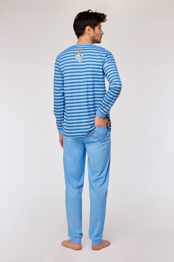 Pijama Takımı-Plc - 910 S Strıpe Cat Boys