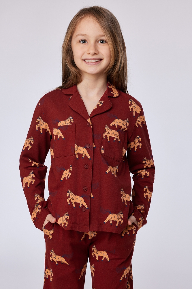 2-8 Yaş Kız Pijama-Ypd - 939 Z Aop Pony Studıo Gırls