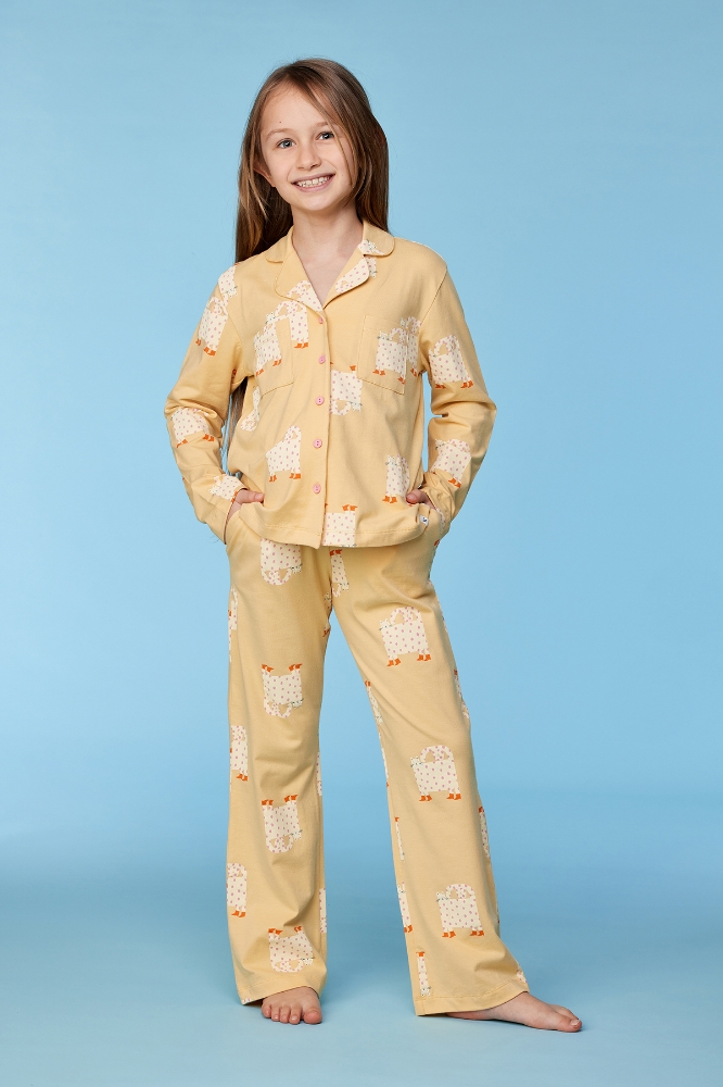 10-16 Yaş Kız Pijama-Ypd - 940 Z Aop Cat Studıo Gırls