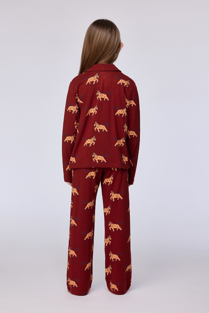 10-16 Yaş Kız Pijama-Ypd - 939 Z Aop Pony Studıo Gırls