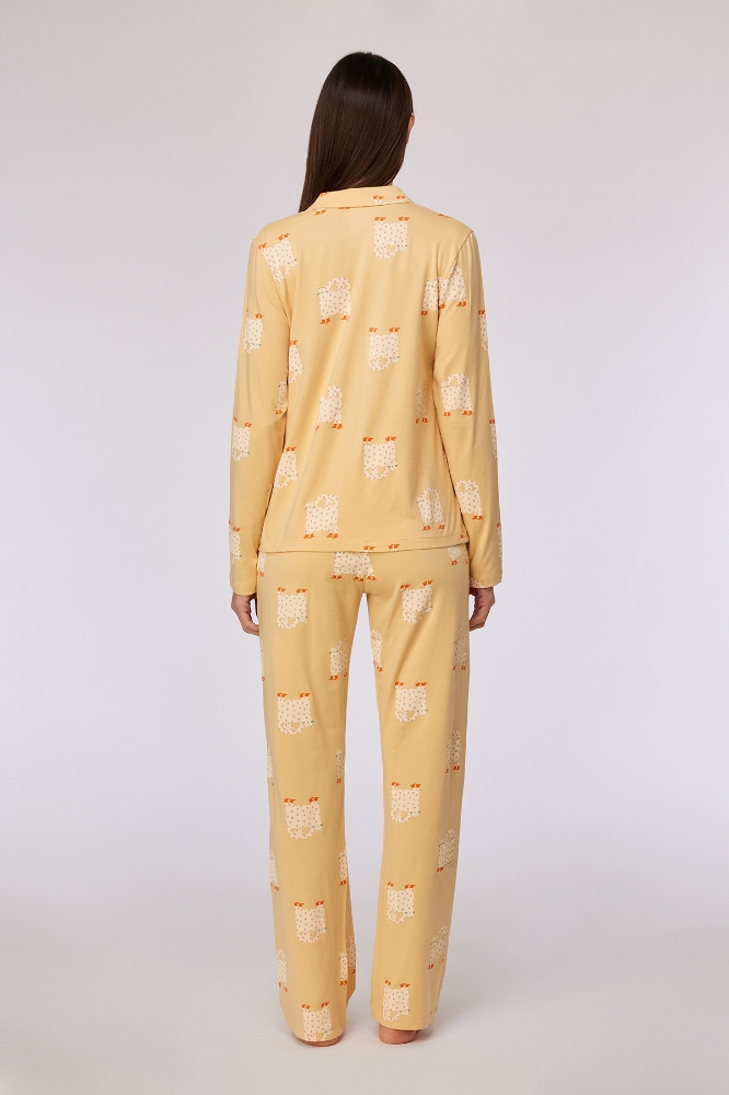 Pijama Takımı-Ypd - 940 Z Aop Cat Studıo Gırls