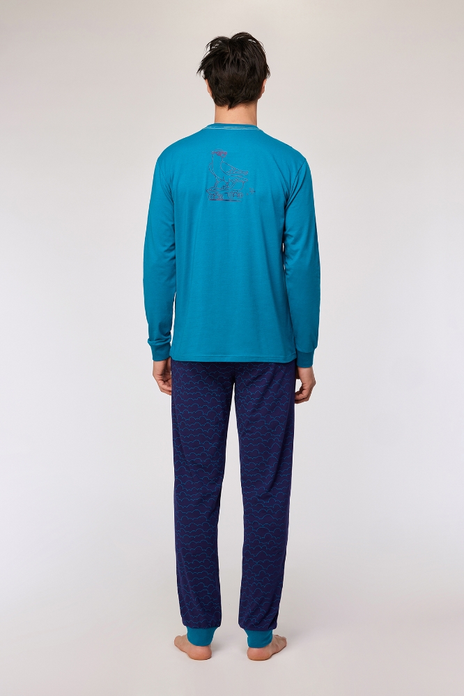 Pijama Takımı-Qtr - 795 Crystal Teal