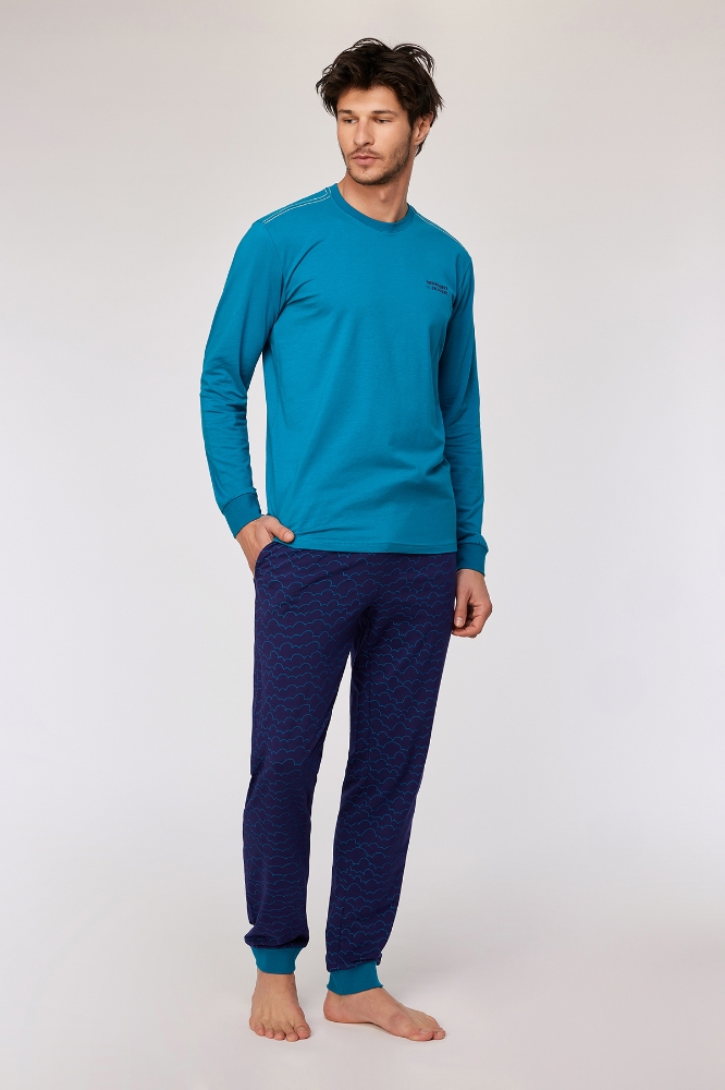 Pijama Takımı-Qtr - 795 Crystal Teal