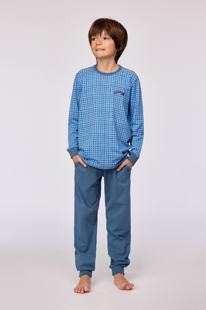 2-8 Yaş Erkek Pijama-Qtr - 926 Z Aop Cat Studıo Boys