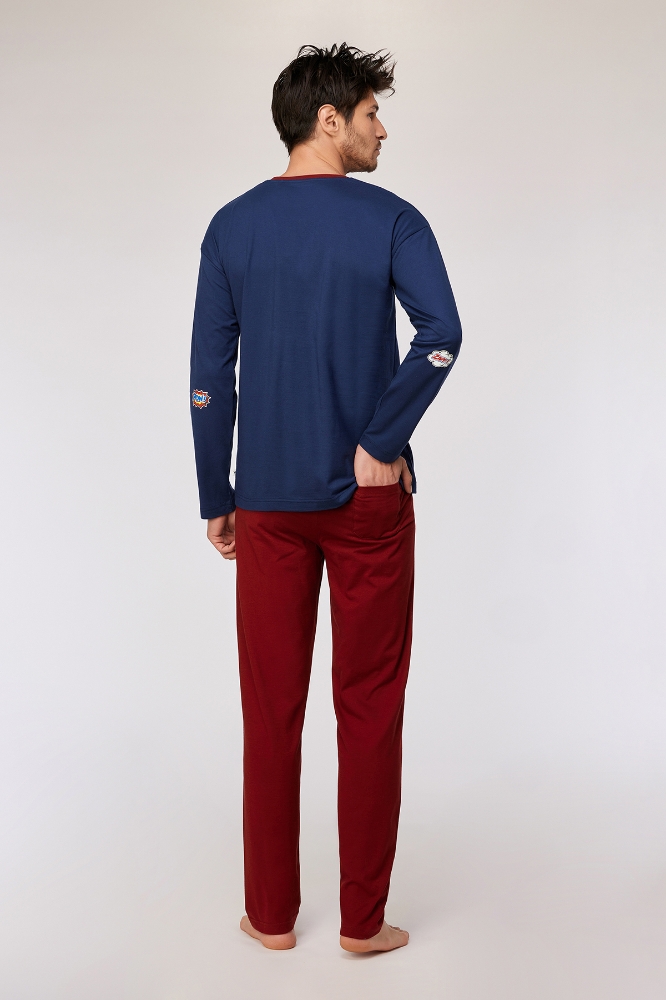 Pijama Takımı-Plu - 893 Naval Academy