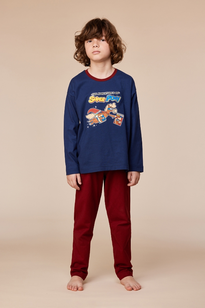 2-8 Yaş Erkek Pijama-Plu - 893 Naval Academy