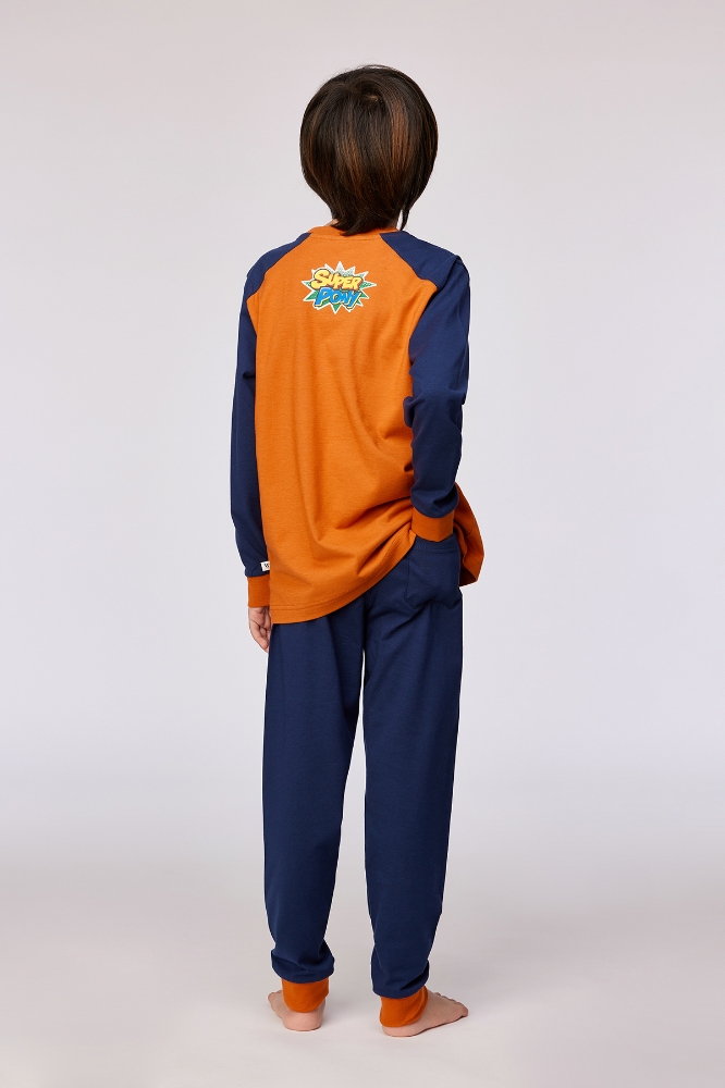10-16 Yaş Erkek Pijama-Plk - 524 Rust
