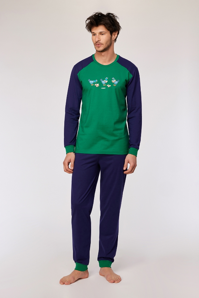 Pijama Takımı-Plk - 792 Verdant Green