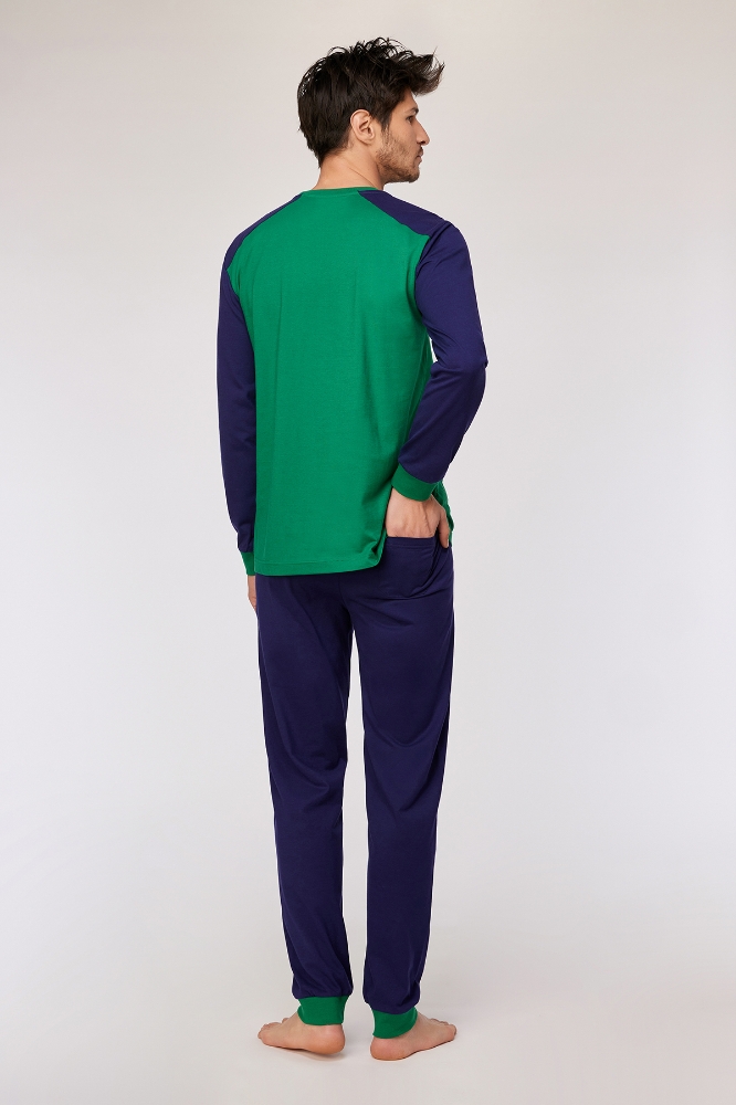 Pijama Takımı-Plk - 792 Verdant Green