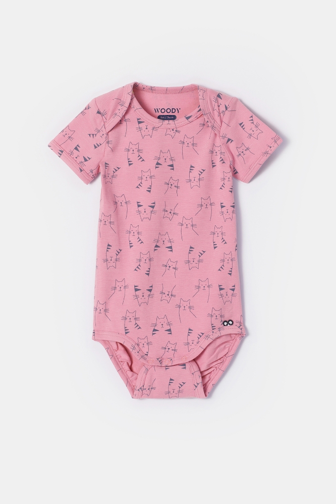 Bebek Body-Res - 923 Z Aop Cat Gırls
