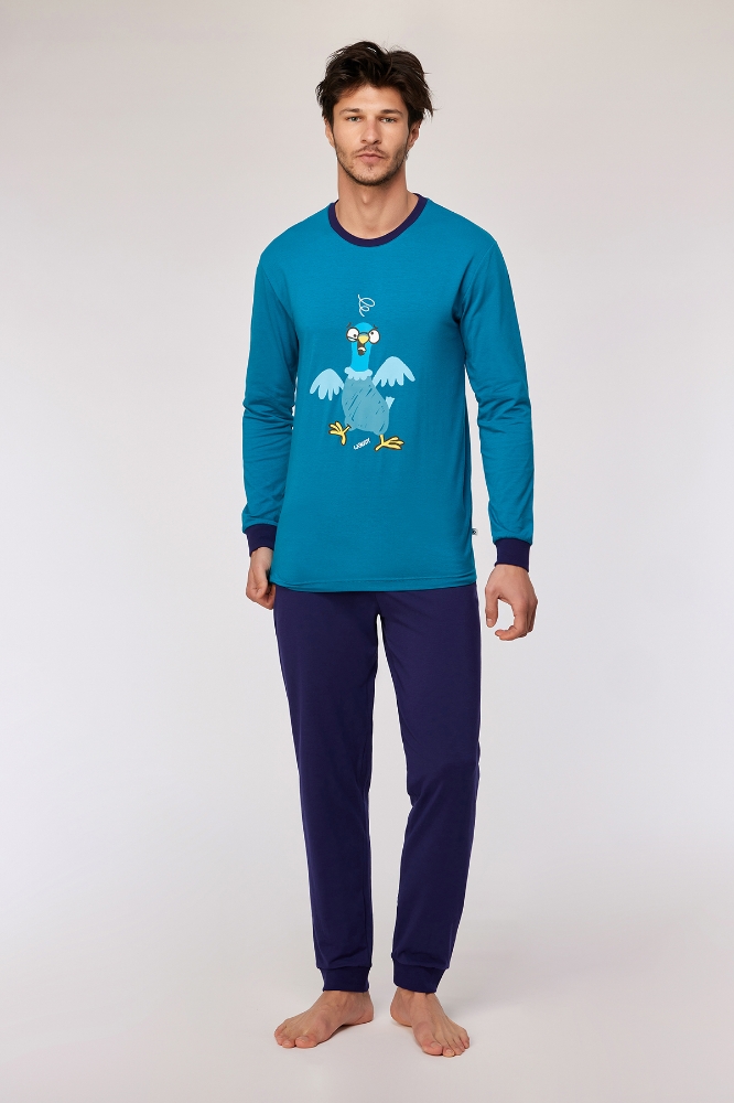 Erkek Pijama-Ple - 795 Crystal Teal