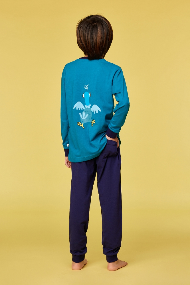 10-16 Yaş Erkek Pijama-Ple - 795 Crystal Teal