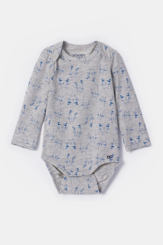 Bebek Body-Rel - 922 Z Aop Cat Boys
