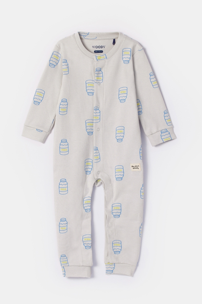 Pamuklu Bebek Tulumu-Bpe - 948 Mfw Q103 Aop 1