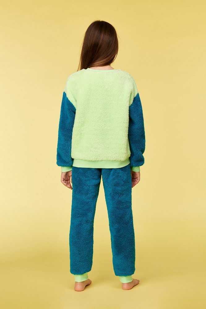 2-8 Yaş Kız Pijama-Pym - 760-yeşil