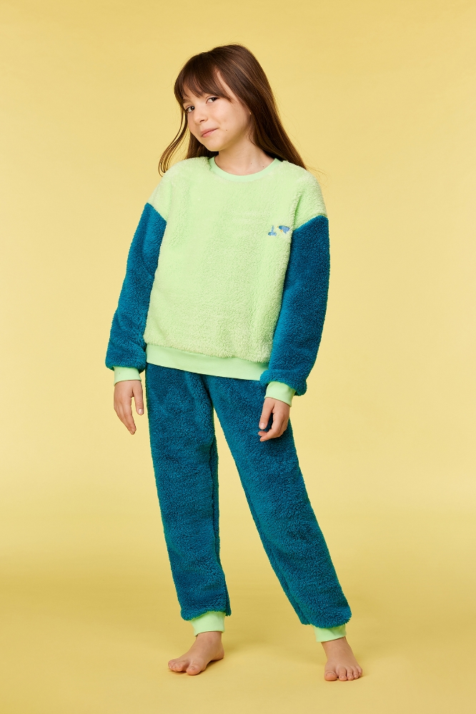 2-8 Yaş Kız Pijama-Pym - 760-yeşil