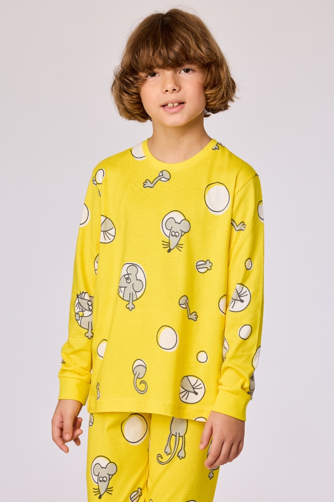 10-16 Yaş Erkek Çocuk Pijama-Dca - 998 Desıgn Contest Aop