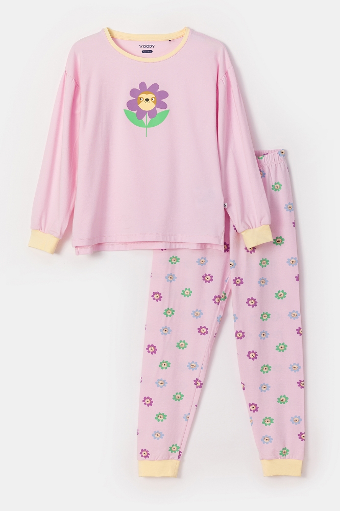 Kadın Pijama-Pzb - 417-Açık Lila